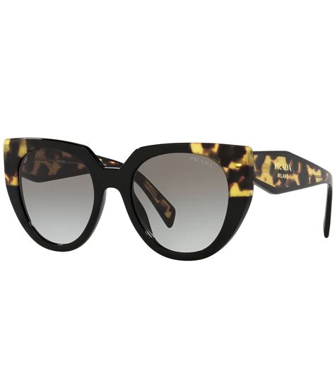 prada tortoise shell silver 52mm frame|Prada Women's PR 14WS 52mm Tortoise Cat Eye Sunglasses.